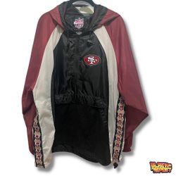 Vintage San Francisco 49ers Game day Windbreaker Jacket 