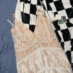 Missguided Fringe Dress 