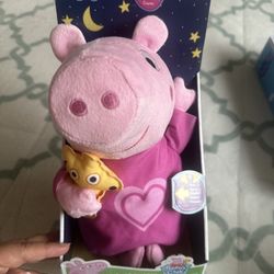 Peppa Pig Pink Stuffed Animal Plush toy New