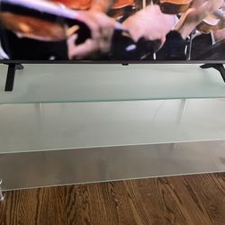 Brand New- Glass TV stand
