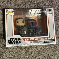 Boba Fett And Fennec On Throne Funko Pop 
