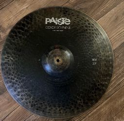 Vintage Paiste Color Sound 5 20” Ride Cymbal black