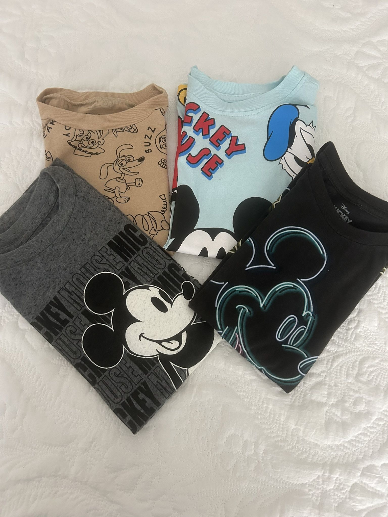 Disney boys Shirts 7/8T
