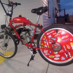 Motorized racing high performance bicycle