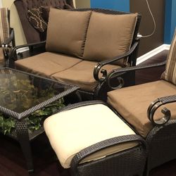 6 Piece Wicker Set