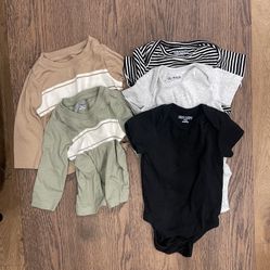 Old Navy Baby Basics Lot (3-6M) – Neutral Colors, Gently Worn