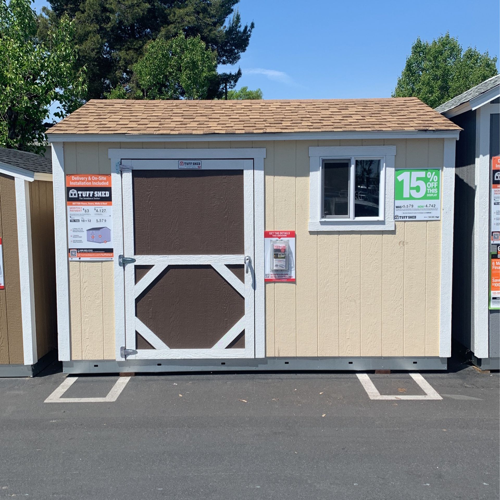 Tuff Shed Sundance TR-700 10x12 Was $5579 Now $4,742 15% Off Financing Available!