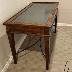 Wood And Zinc  Desk (retail $779)