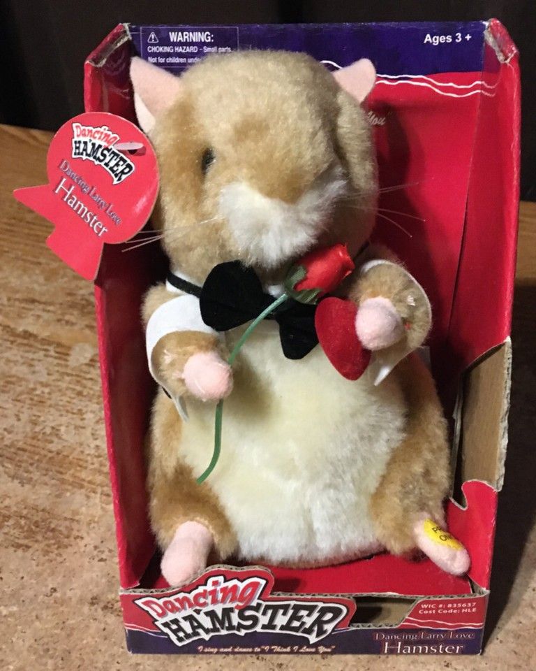 Dancing Hamster Larry Love 2003 Gemmy Animated Musical
