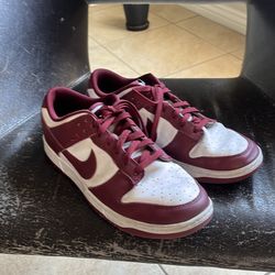 Nike dunk lows Dark Red