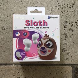 NWT Bluetooth Wireless Earbuds Sloth