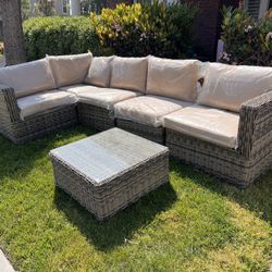 Outdoor Furniture 6pcs Sectional 