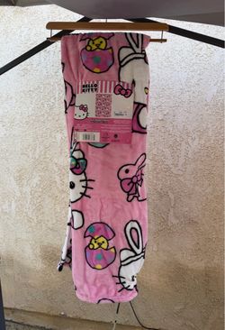 Hello Kitty Easter throw blanket