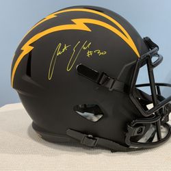 Chargers Austin Ekeler Sign Speed Replica Helmet