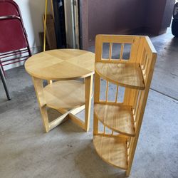 End Table And Corner Shelf 