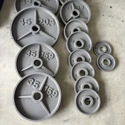 255 LBS Olympic Weight Plates( Deep Dish) 