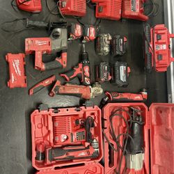 Milwaukee Tools Lot Used/great Condition
