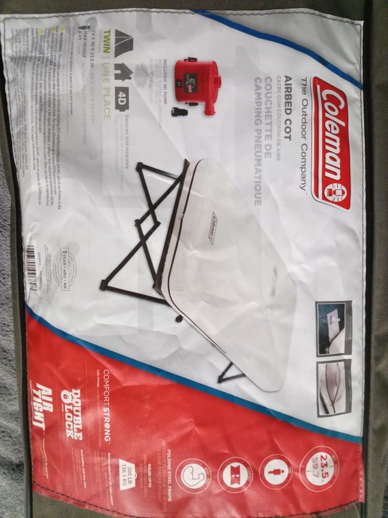 Coleman Air Mattress Cot