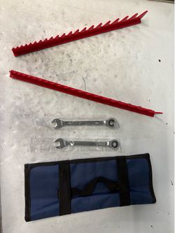 New!! Tool Wrench pouch 1/2” ratcheting wrenches toolbox magnetic wrench holder