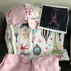 Twin quilt Set Paris design 