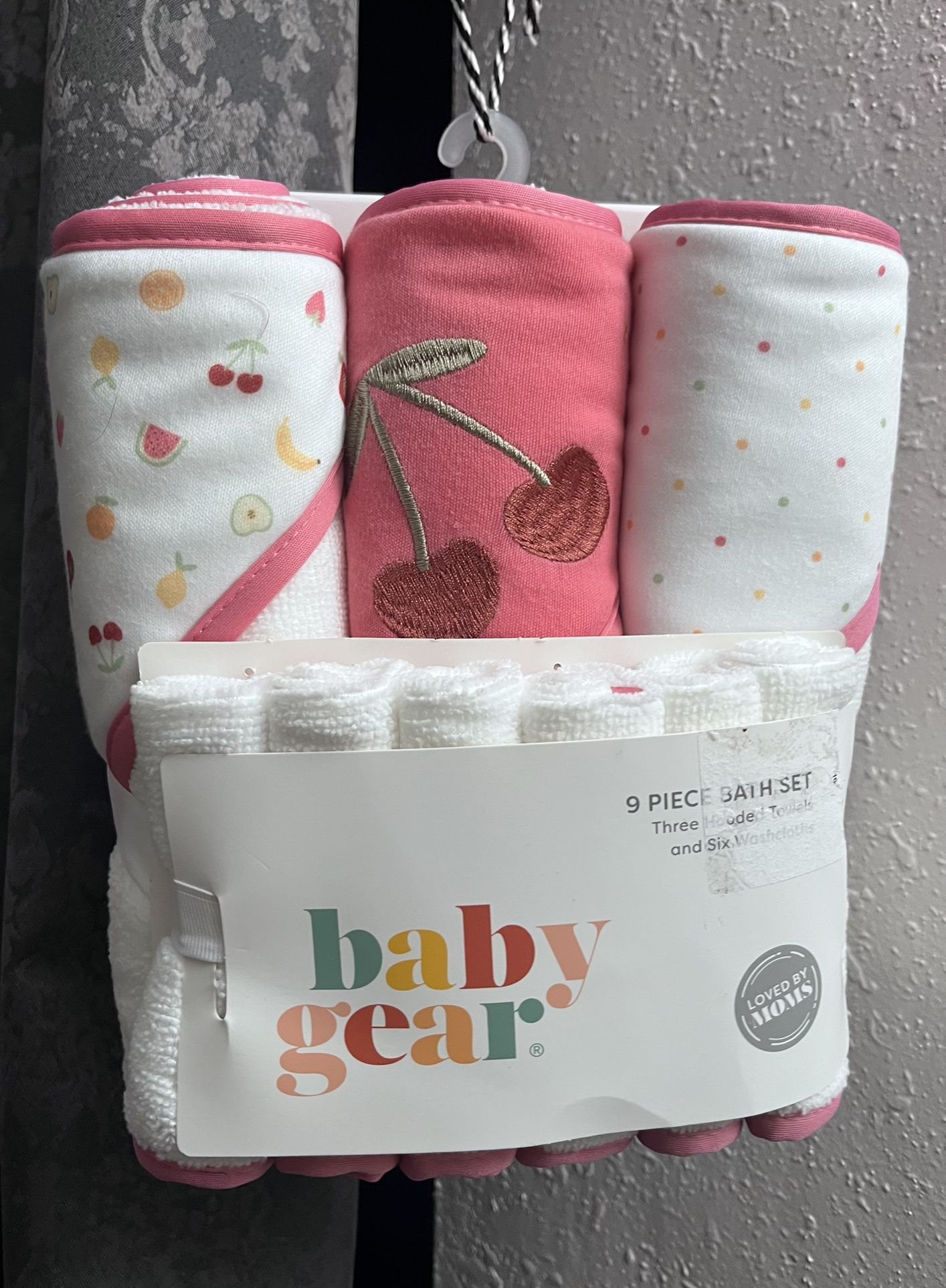 Baby Bath Hooded Towels & Washcloths Set