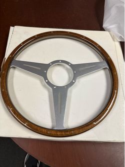 Porsche 356 wood steering wheel, new, excellent reproduction
