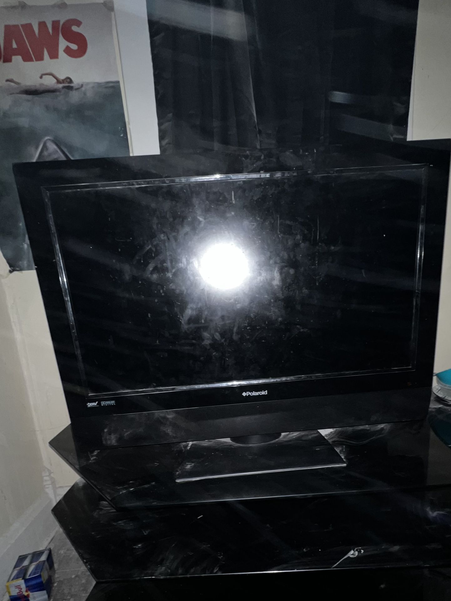 35 Inch Flat Screen Tv, Black