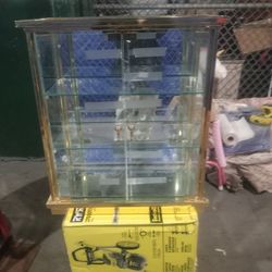 Metal Glass Showcase