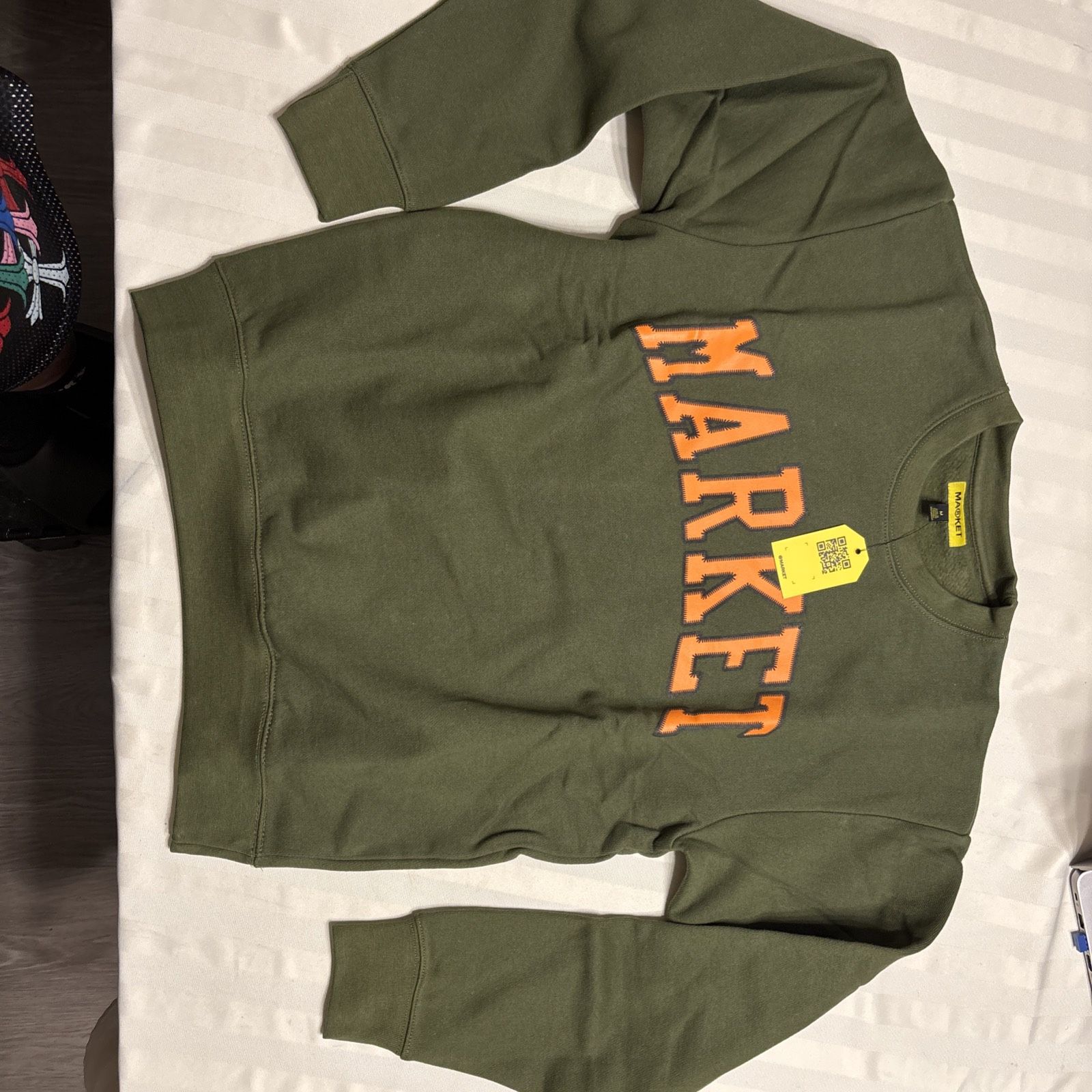Chinatown Market Puff Arc Print Crewneck Sweatshirt Size Medium