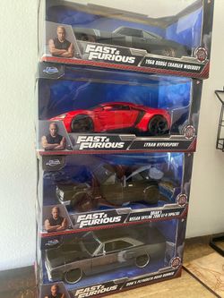 Fast & Furious 1/24 Bundle of 4