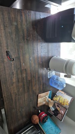 Wooden kitchen table