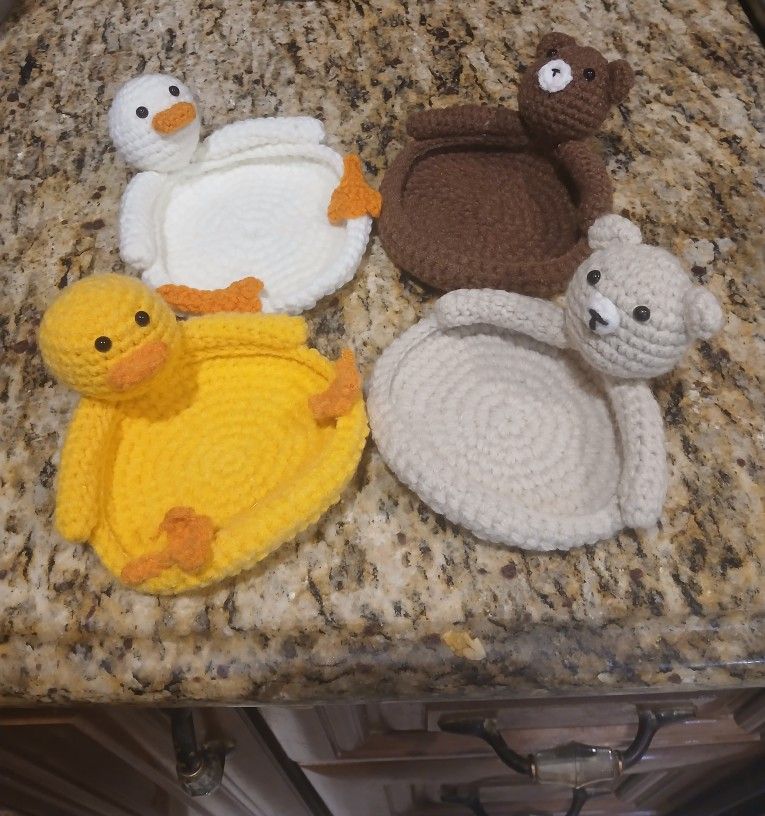 Crochet Animal Coaster