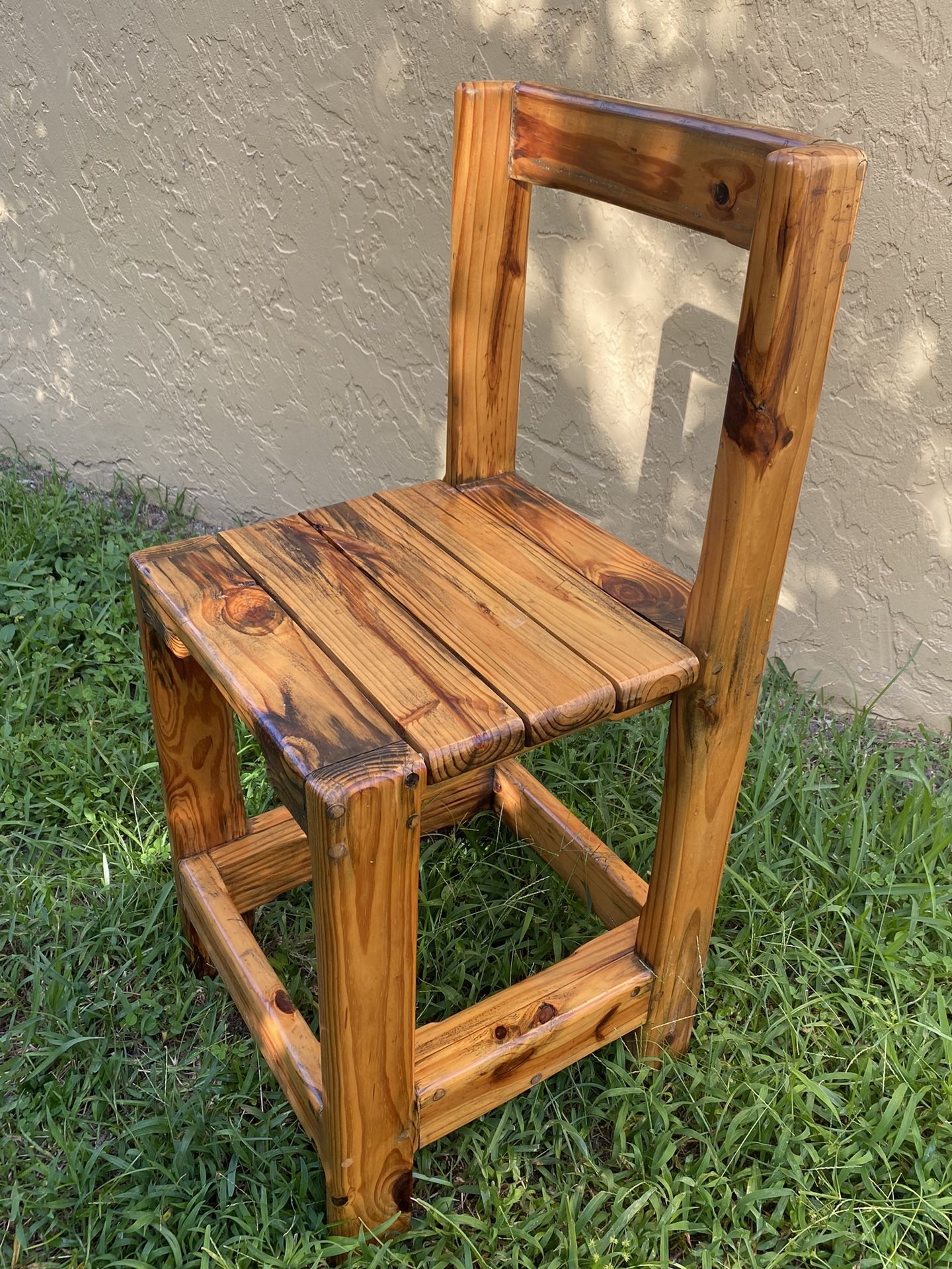 45 Solid Wooden Bar Stool Patio Chair for Sale in Boca Raton, FL OfferUp