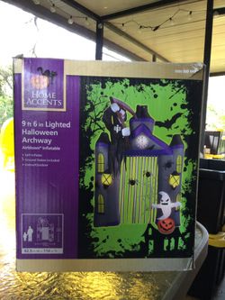 Grim reaper blow up Halloween arch $125