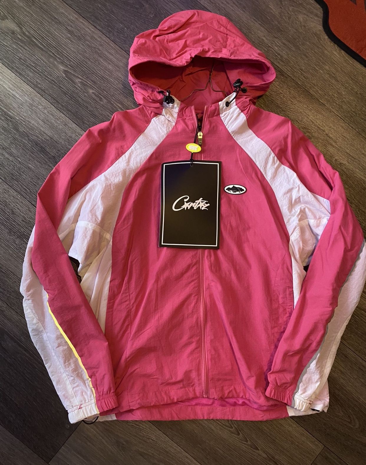Pink Corteiz Windbreaker 3M Men Size Small
