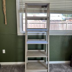 Ladder shelf