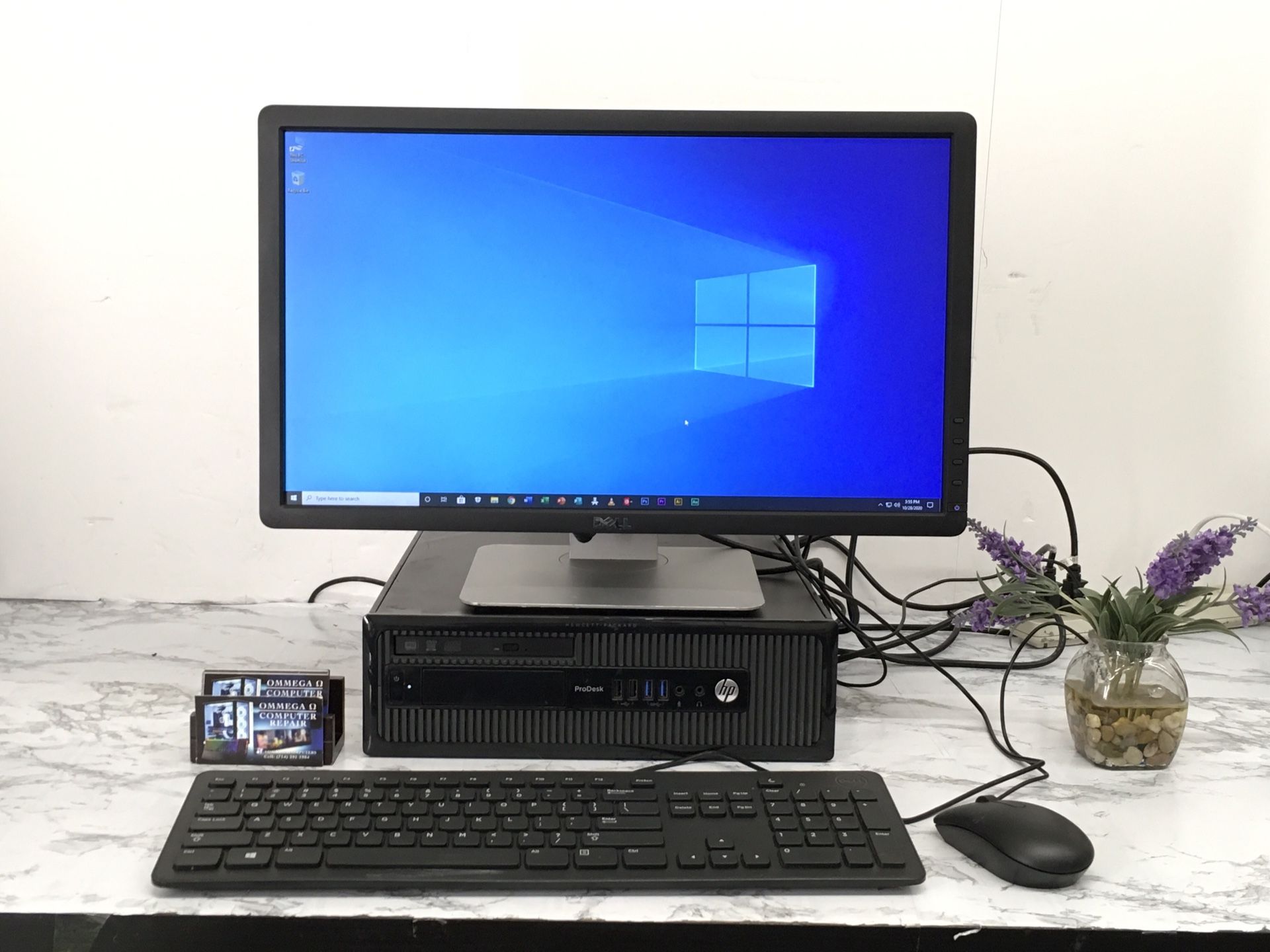 **HP ProDesk 400 with 22" Planar Monitor ** *Great for Office or Student.** Price $220 ** *Windows 10 Pro 64 bit Full Activate. *Intel Pentium G3240