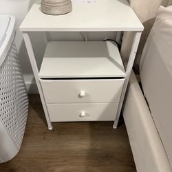 White nightstands set of 2 - $25 for both