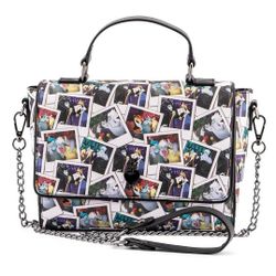 LOUNGEFLY DISNEY VILLAINS CLUB POLAROID CROSSBODY PURSE