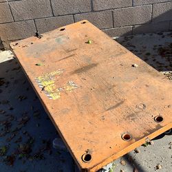Flat bed trolley / cart