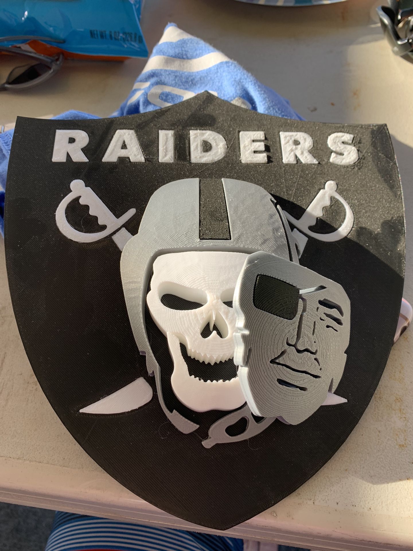 Custom Raiders Logo.