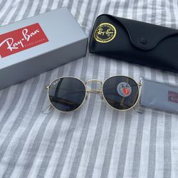 Polarized Lenses Unisex Sunglasses Round 3447 Rayban 