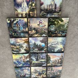 Disney Wraps On Canvas By Thomas Kinkade