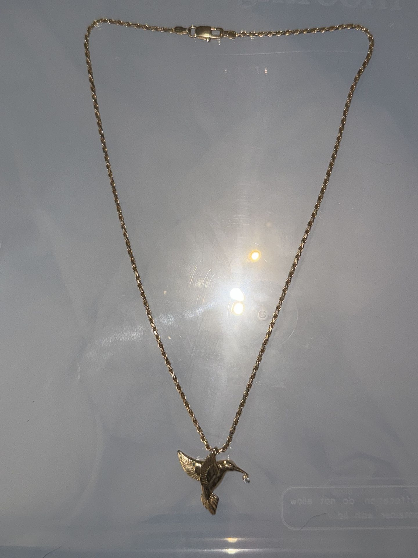 14k Gold Necklace With Pendant