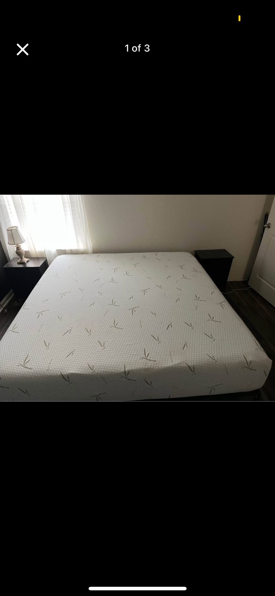 Bamboo king sized bed