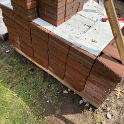 Pallets of bricks