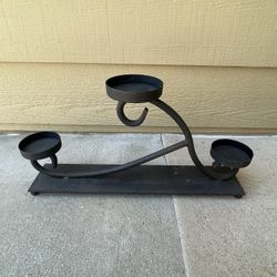  Wrought Iron Candle Holder
