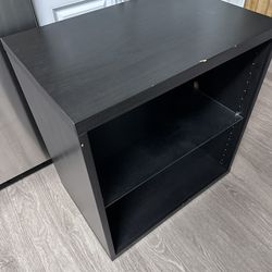 Black Cabinet With glass Shelf