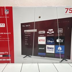 TCL ROKU TV 75 inch