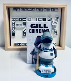 Gill Coin Bank Lakeshore Chinooks Bobblehead